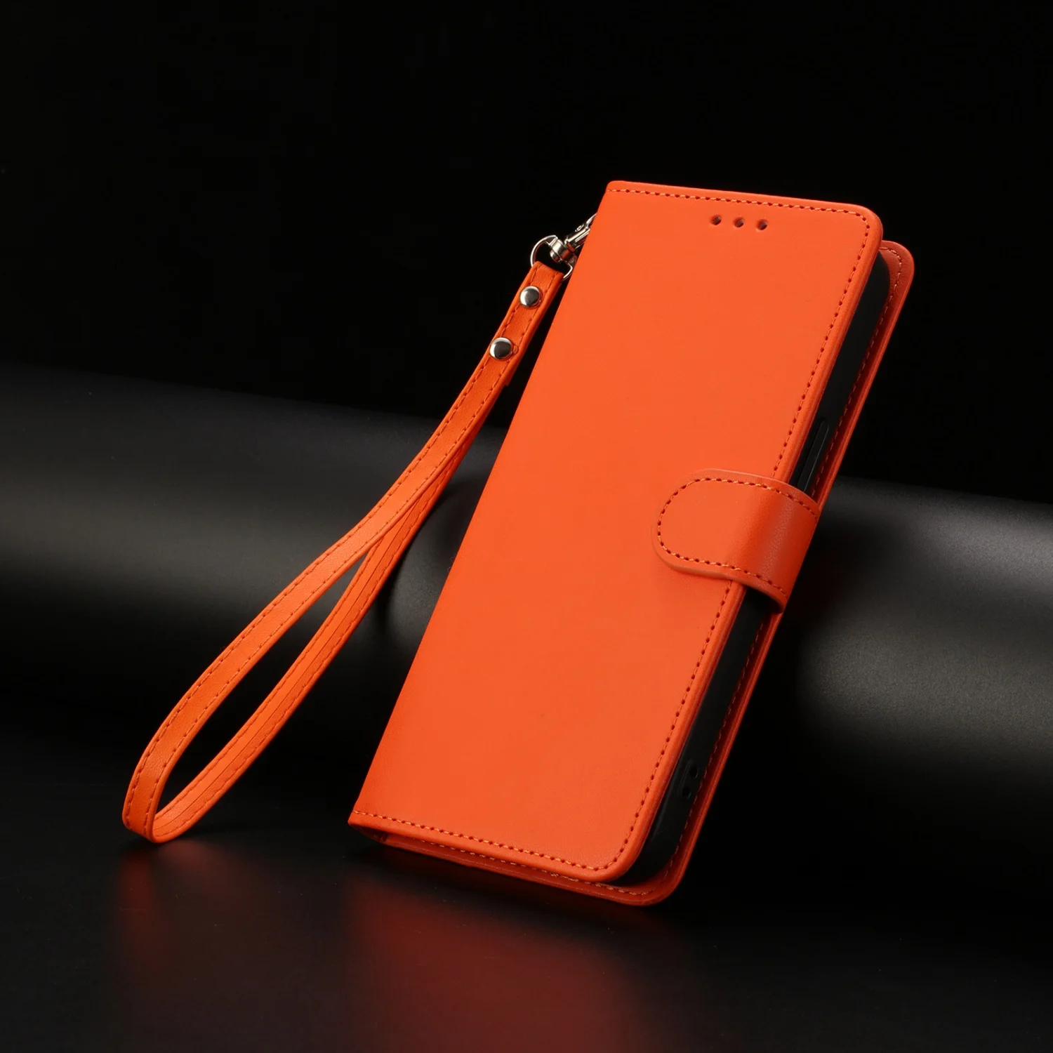 Leather Flip Phone Case with Wallet Protection - Elegant and Durable Cover