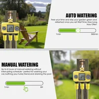 Insoma 3-выпускной автоматический таймер воды, система полива для орошения сада, независимое управление, спринклер, программатор, инструменты — изображение 4