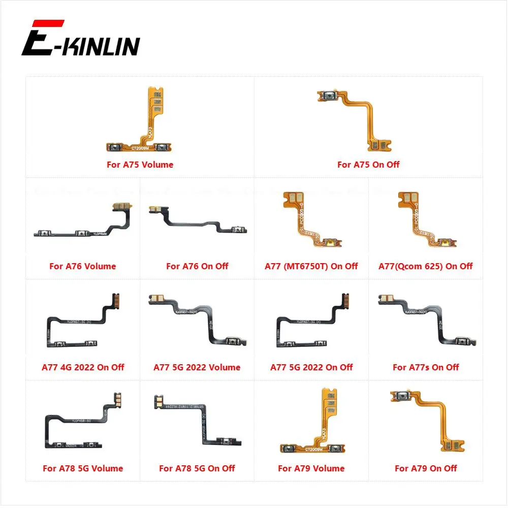Power & Volume Button Flex Cable Replacement Part