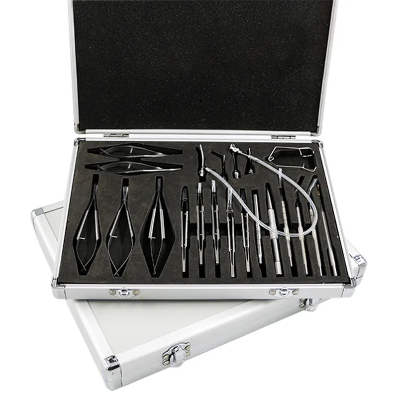 

21PCS Intraocular Set Surgical Instrument Titanium Alloy Eye Ophthalmic Cataract Eye Micro Surgery Tools