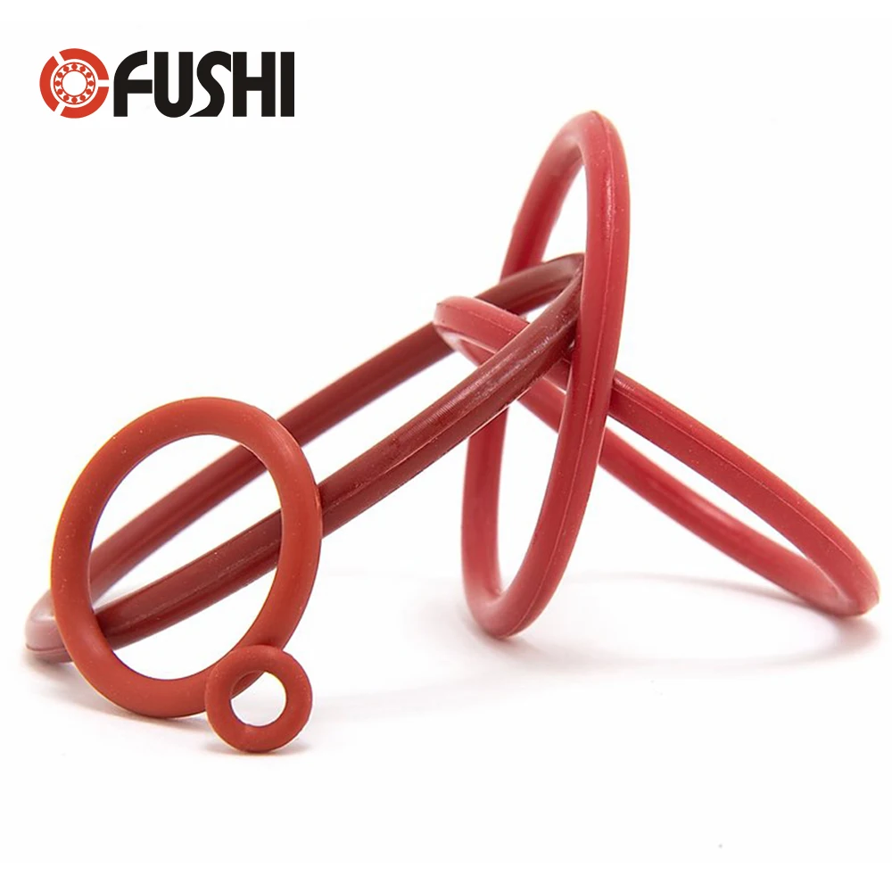 Silicone O RING For Manual Coffee Machine FLAIR58 3Sets O-Ring VMQ Gasket Seal ORing Red Rubber 18Pcs