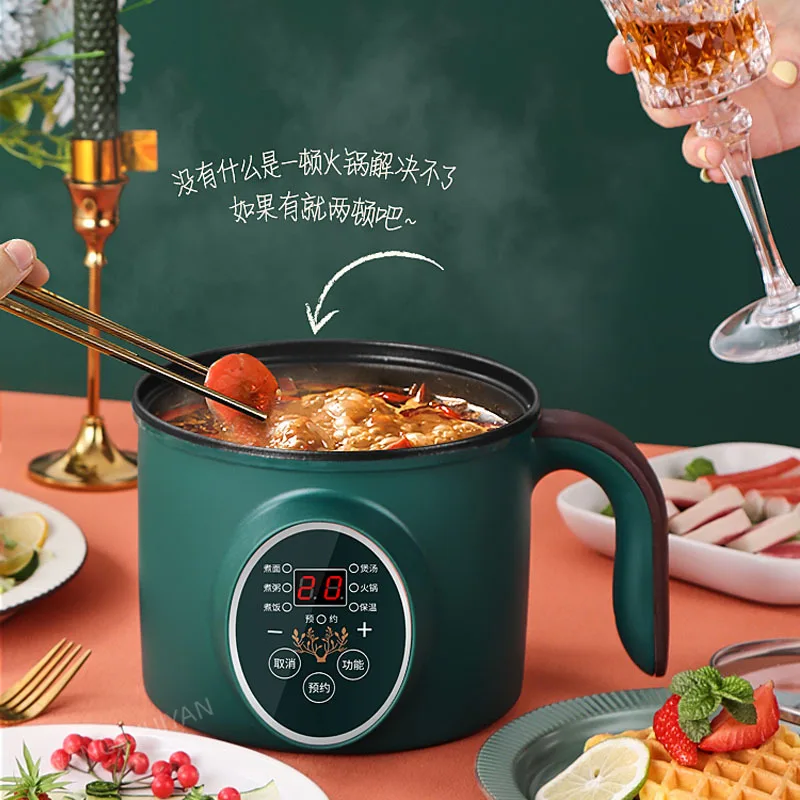 Non Stick Mini Electric 1.8L Rice Cooker Stainless Steel Multi