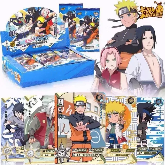 Naruto Cards Uzumaki Uchiha Sasuke Tcg Carte Coleccionado De Cartas 100-180 Pcs Card Per Box Game Cards For Children Gift 3
