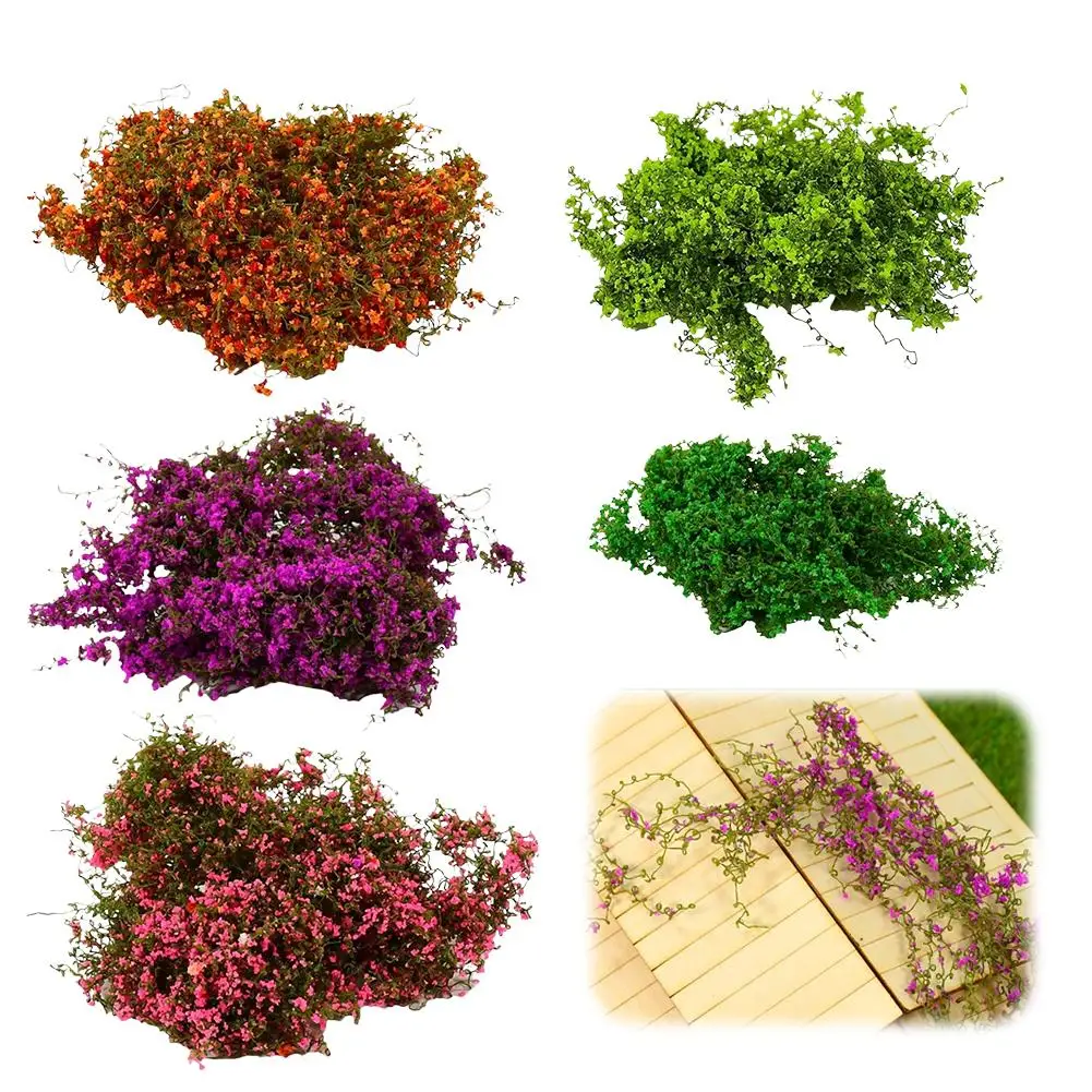Miniature Climbing Vine Model, Artificial Leaves for Diorama, DIY Railway Scenery, Fake Foliage Plants for Architectural Model