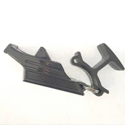 High Quality Finger Clip Dolphin Whistle Holder Clamp Plastic Referee Whistle 5*4*1cm Black Ensure Stable Sound