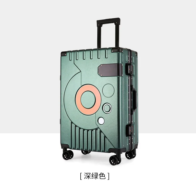 20''22''24''26''Aluminum Frame Luggage Fashion Trolley Case Universal Wheel Technology Luggage Luxury Carry on Cabin Suitcase