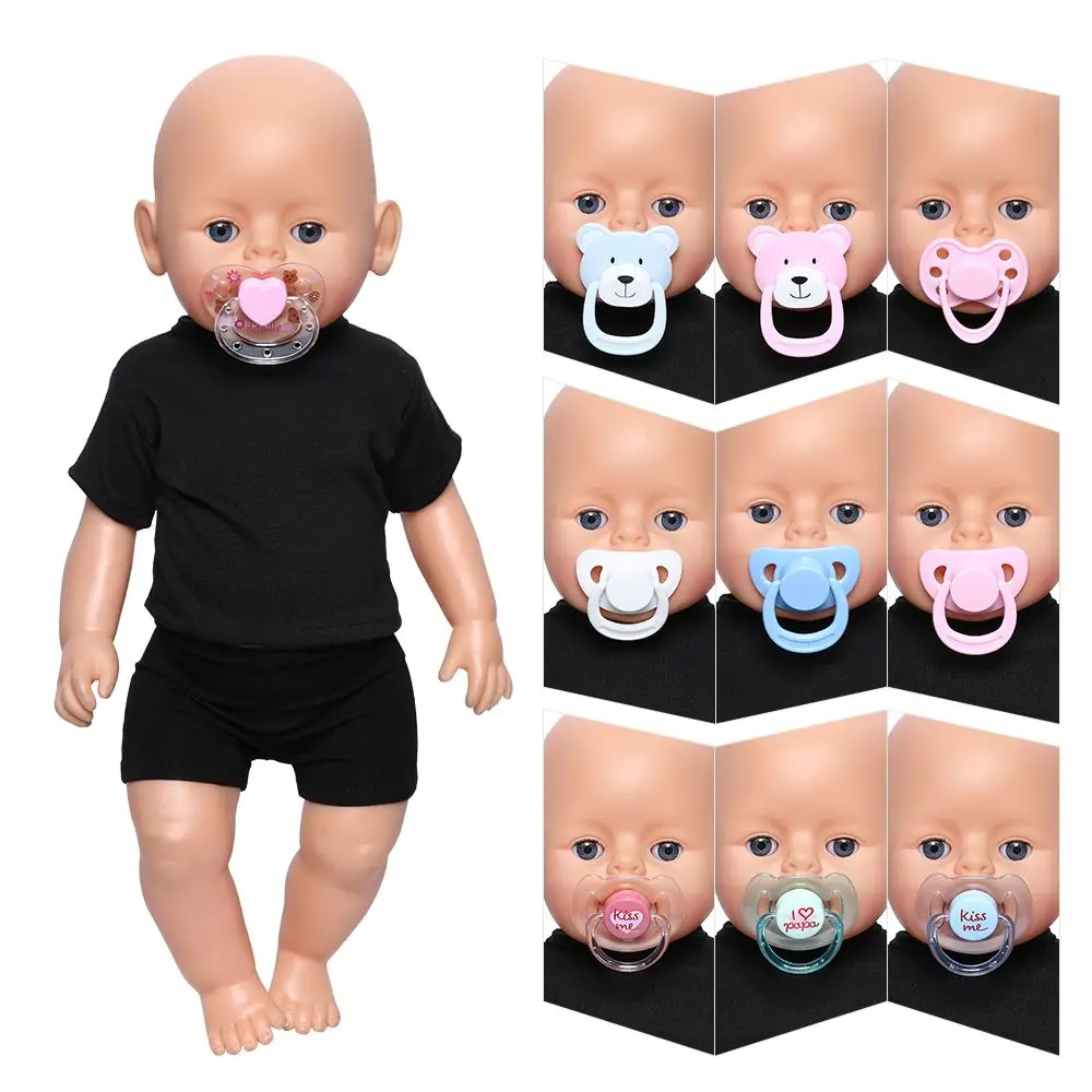1pc Cute Lovely Doll Pacifier Abs Plastic New Baby Dummy Nipples