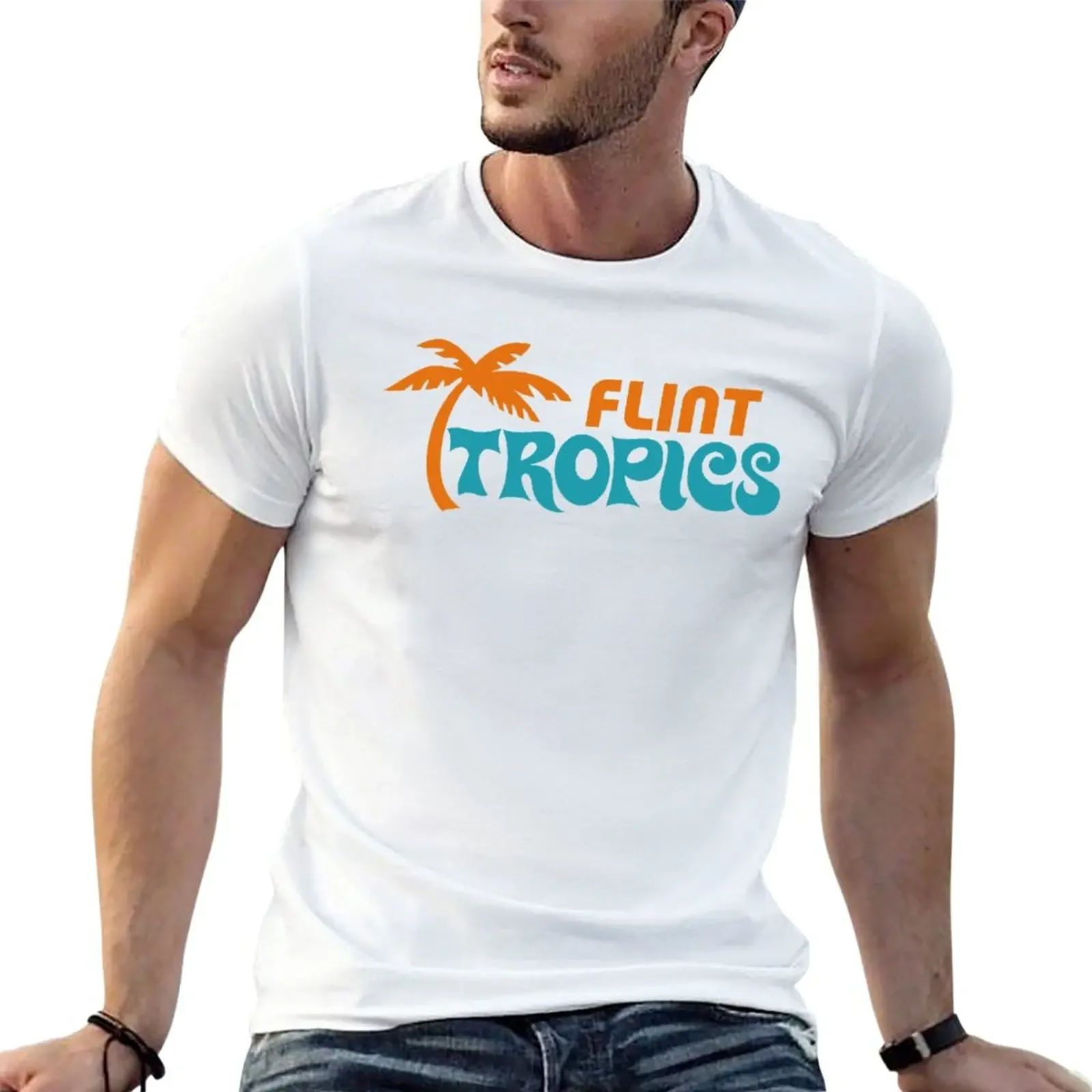 

Flint Tropics (Semi-Pro) Jersey T-Shirt cute clothes anime clothes sweat shirt quick drying Men's clothing