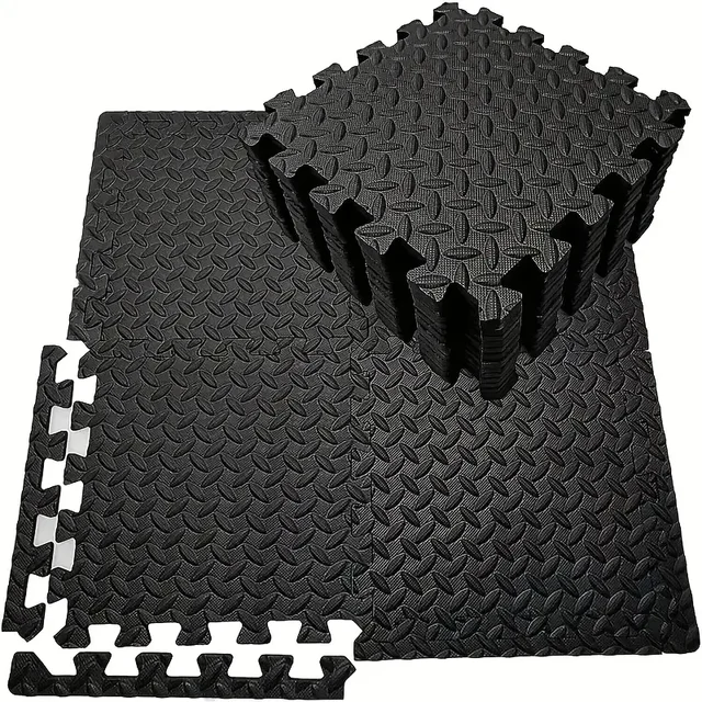 16Pcs Non-slip Waterproof Fitness Mat Shock-absorbing Floor Protection Splicing Exercise Mat Power Yoga Training Floor Tiles 16Pcs Non-slip Waterproof Fitness Mat Shock-absorbing Floor Protection Splicing Exercise Mat Power Yoga Training Floor Tiles