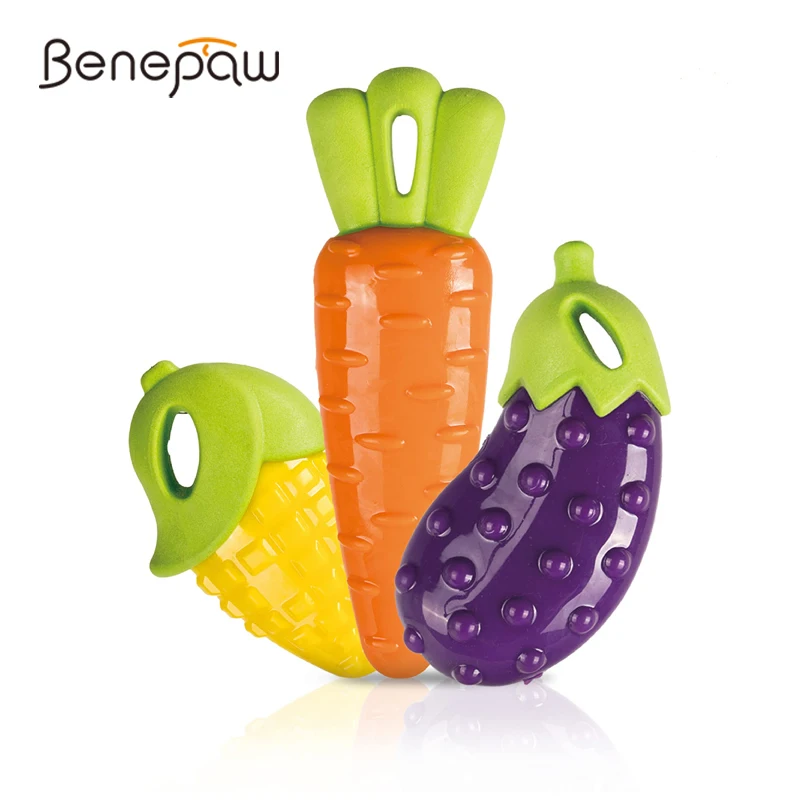

Игрушка для жевания щенков Benepaw, игрушки для больших средних и маленьких пород, жесткая интерактивная игрушка для щенков, забавная Чистка десен, массаж зубов