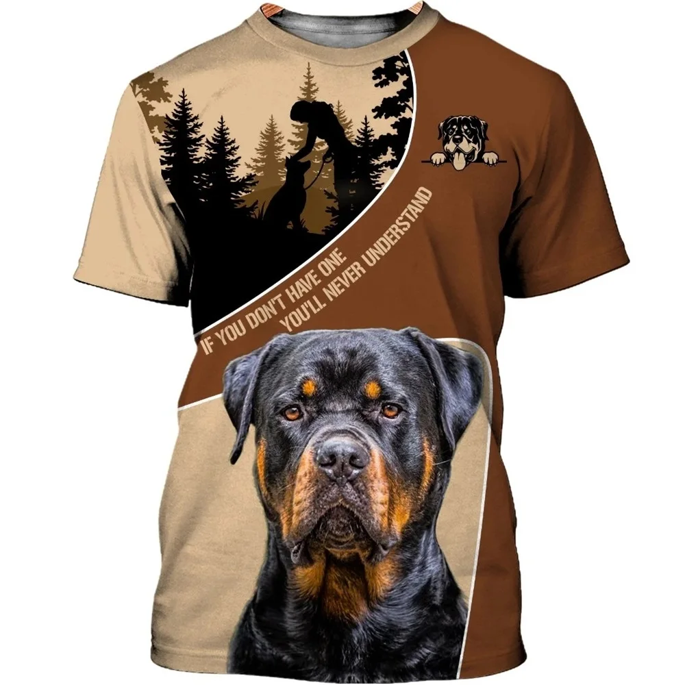 

New Pitbull Printed Men's T-shirt Tops Summer Casual Short Sleeve Men's Clothing O-Neck Oversized Fashion Streetwear tShirt