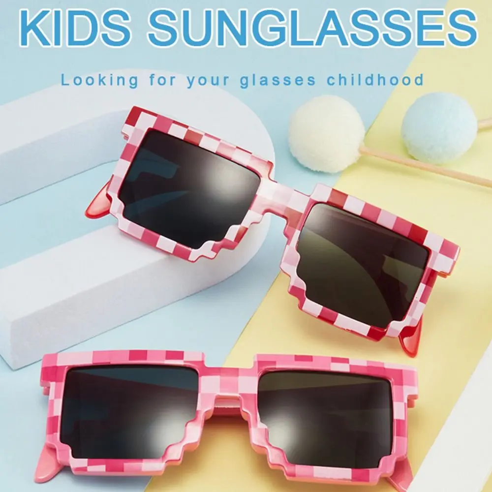 

Cosplay Decorative Kids Mosaic Sunglasses Fashion Halloween Funny Photo Props Glasses Rainbow Party Glasses