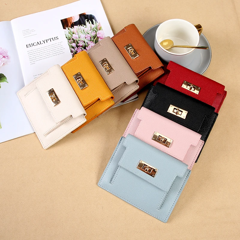 New Solid Color High Appearance Storage Wallet Fashionable Girl Cute Advanced Zero Wallet 2
