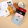 New Solid Color High Appearance Storage Wallet Fashionable Girl Cute Advanced Zero Wallet 2