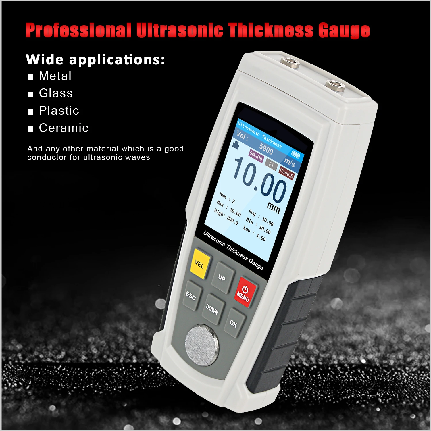 do carro galvaniza revestimento metal tester alta 02