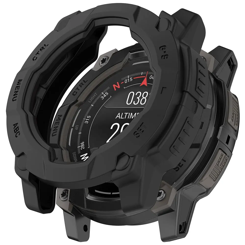 Garmin Instinct 3 용 TPU 케이스 커버 45mm 50mm 범퍼 보호 쉘 Garmin Instinct 3 보호 프레임 용 실리콘 케이스