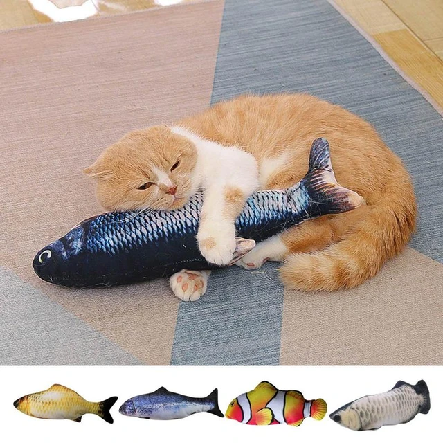Flappy Fish Interactive Dog Toy Electric Moving Fish Cat Toy Flopping Fish  Toy For Dogs Electric Moving Flopping Fish Plush - AliExpress