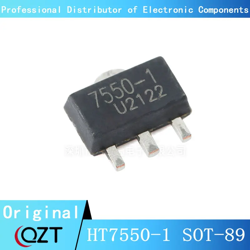 50pcs/lot HT7550 HT7550A-1 7550-1 SMD SOT89 low dropout voltage regulator circuit three-terminal regulator chip New spot 5 100pcs mic5219 3 3ym5 tr sot 23 5 low dropout voltage regulator 500ma ic chips