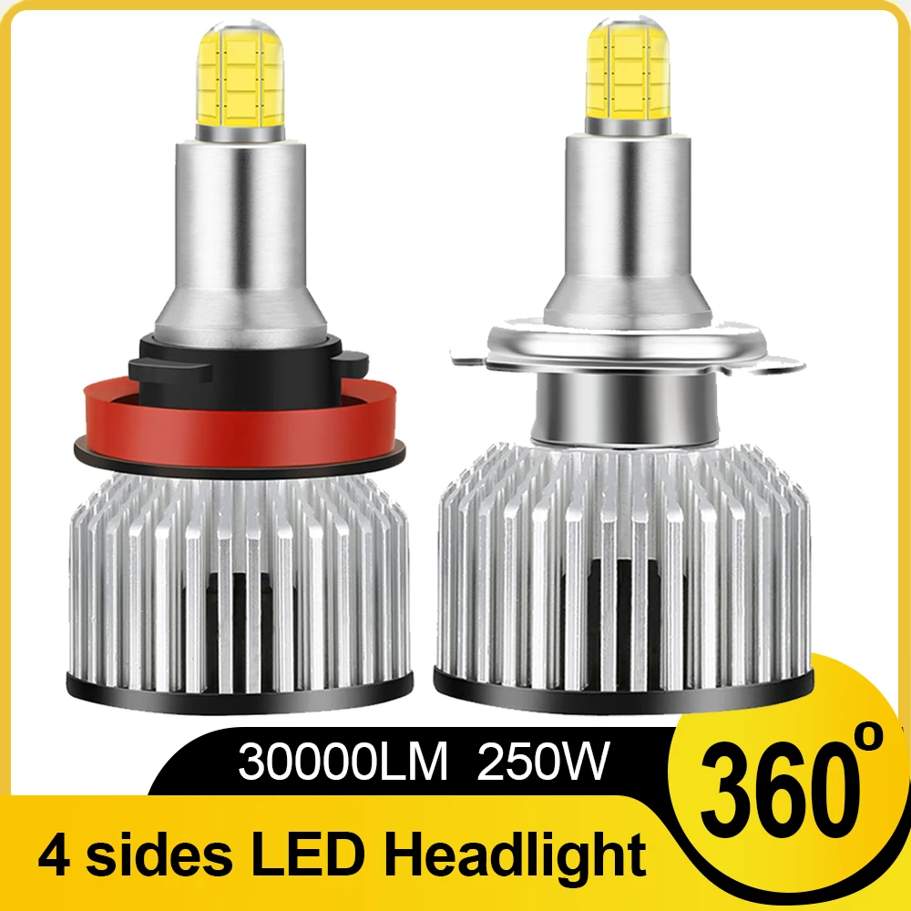 Headlamp DC 932 V 24Chips H1 H7 H8 H9 H11 LED Lamp Car Headlight Bulbs