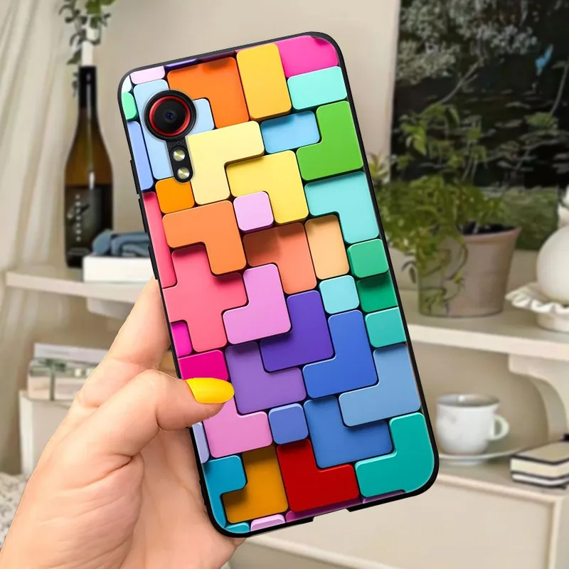 Black Fashion Silicone Soft Shockproof Phone Case