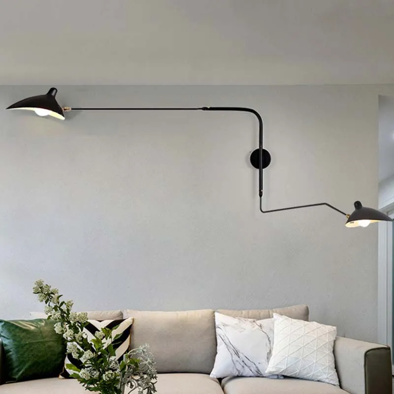 Uendelighed Før fjende Industrial Loft Wall Lamp | Home Lighting Sconces | Vintage French Lamp -  Black White - Aliexpress