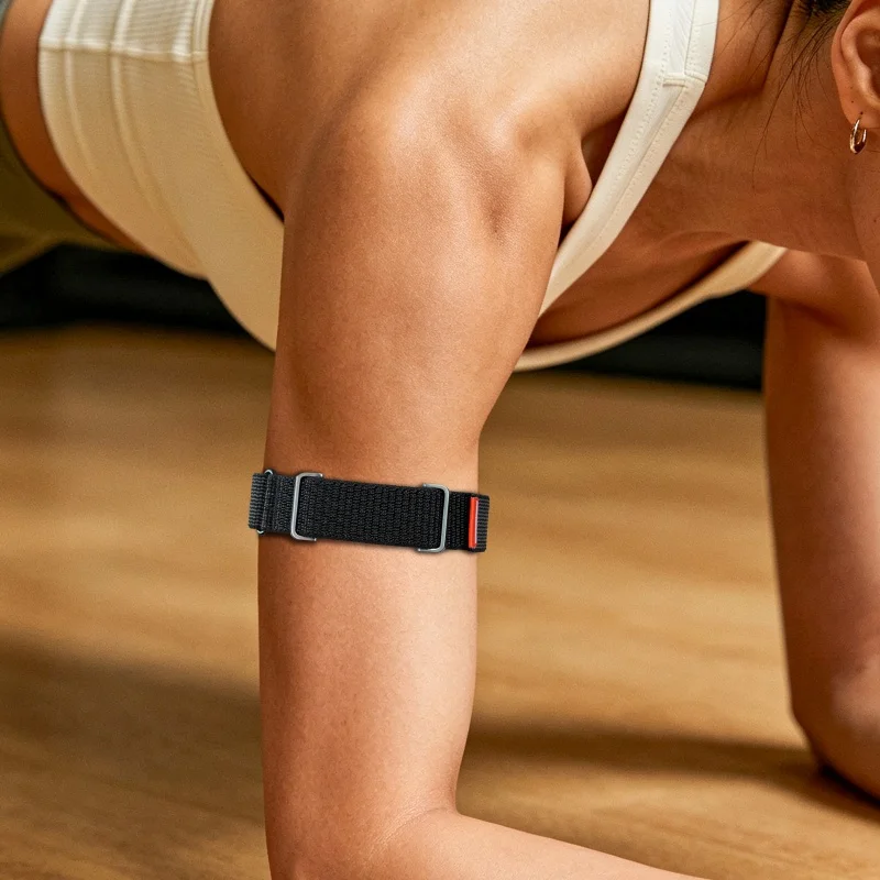Adjustable Nylon ArmBand with Metal Frame for Fitbit Air - Breathable Replacement Strap