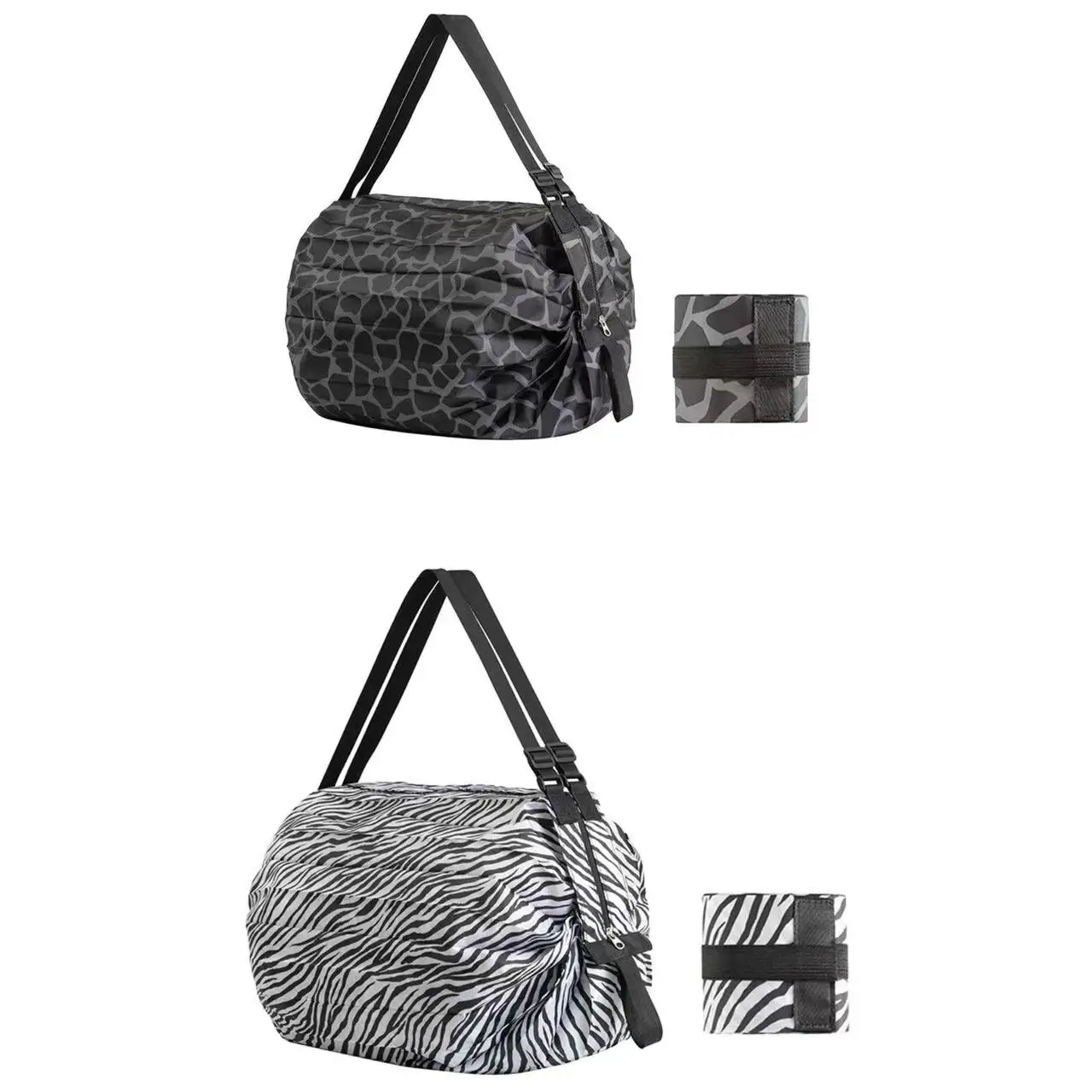 Foldable Reusable Shopping and Travel Bag for Snacks, Clothes, and More