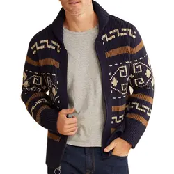 Plus Size 4xl Men Autumn New Knitted Sweaters Winter Warm Coats Open Stitch Mens Patchwork Sweater Hooded Top Cardigans 2023
