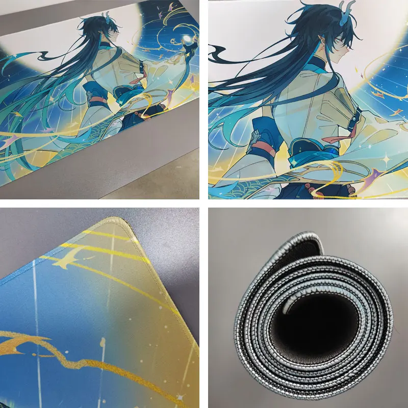Imbibitor Lunae Blade Luocha Mouse Pad Teclado de Computador Acessórios de Jogos Anime Tapete de Mesa Honkai Star Rail - Imagem 3
