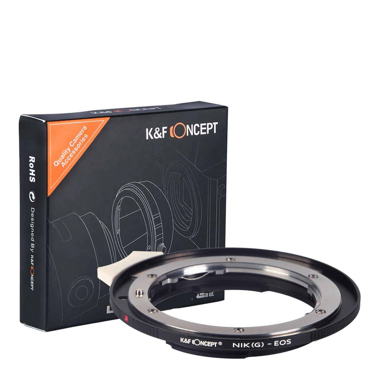 K&F Concept Nikon G/D/F Mount Lenses to Canon EOS EF Lens Mount