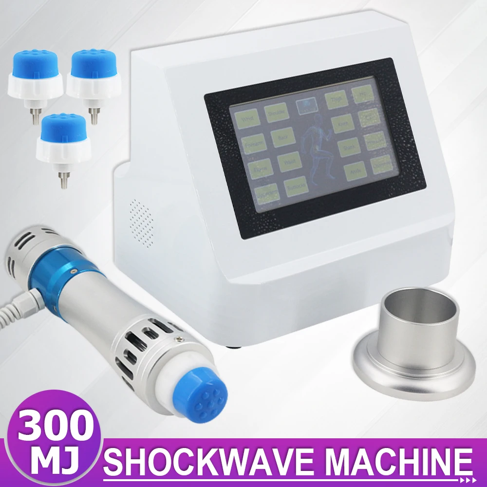 

300MJ Shockwave Therapy Machine For 2024 New ED Treatment Massage Body Muscle Relieve Pain Physiotherapy Shock Wave Massager