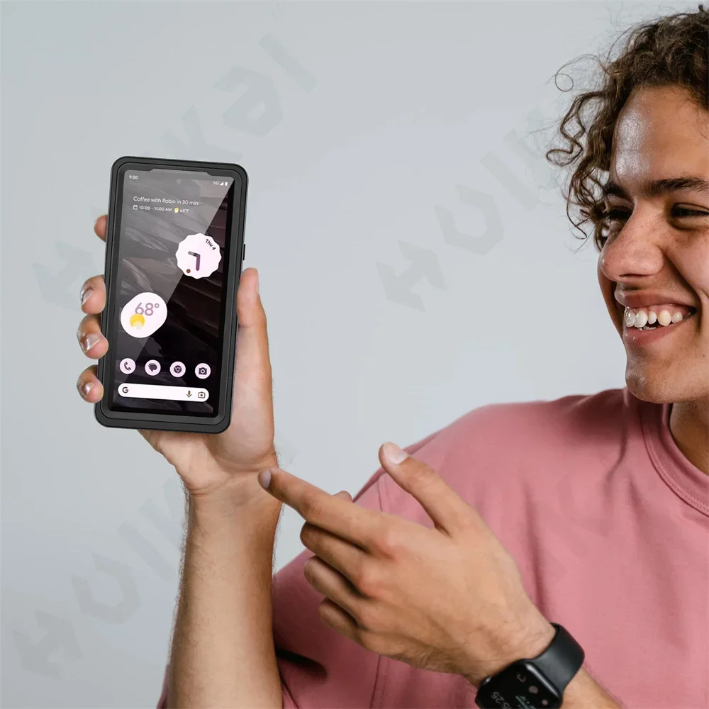 IP68 Shellbox Waterproof Case For Google Pixel 8 7A 7 Pro Metal Aluminum Swimming Phone Luxury Cover Funda Shell Coque