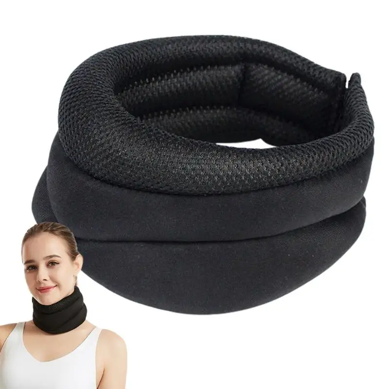 Cervicorrect Neck Brace Soft Foam Wraps Keep Vertebrae Stable Neck Support Adjustable Universal