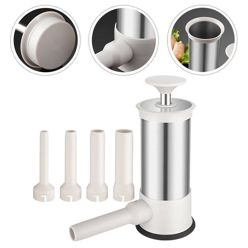 

Multifunction Manual Sausage Filling Machine Italian Sausages Stuffer Tubes Stainless Operated