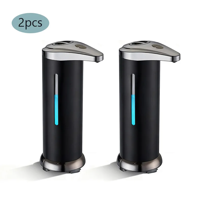 2PCS Automatic Soap Dispenser For Kitchen Touchless Automatic Sensor Hand Sanitizer Soap Dispenser For Hand Soap / Dish Soap