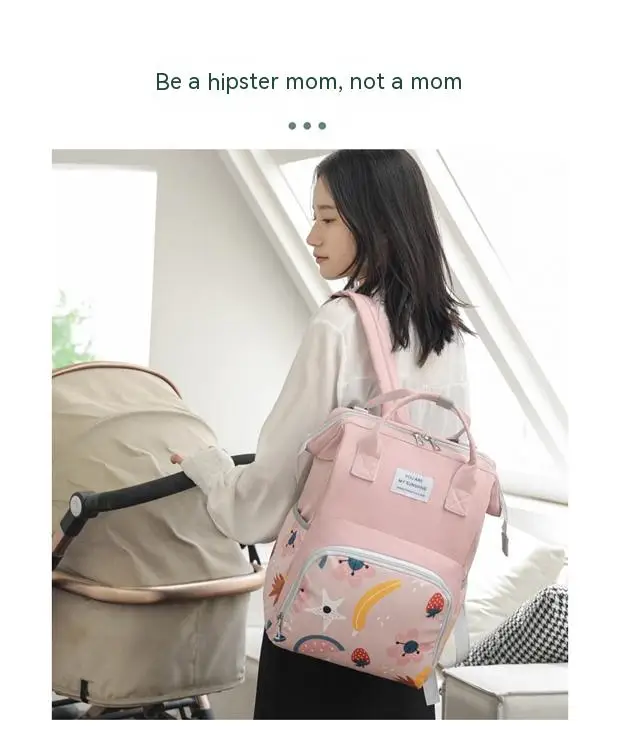 Fashion Fabric Diaper Backpack