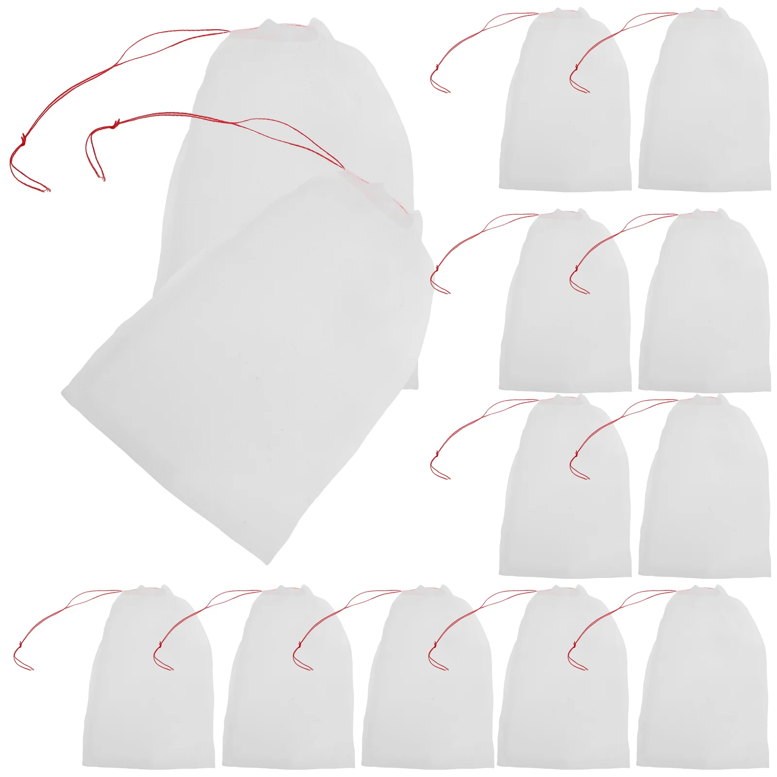 

50 Pcs Fruit Protection Bag Netting Barrier Bags Cover Lawn Trees Plants Fruits Storage Protective