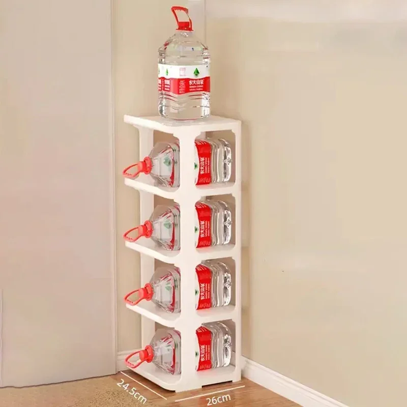9-Layer Doorway Shoes Organizer Space-saving Narrow Shoe Storage Rack Wall Corner Stackable Plastic Shoes Rack Bedroom Furniture 4
