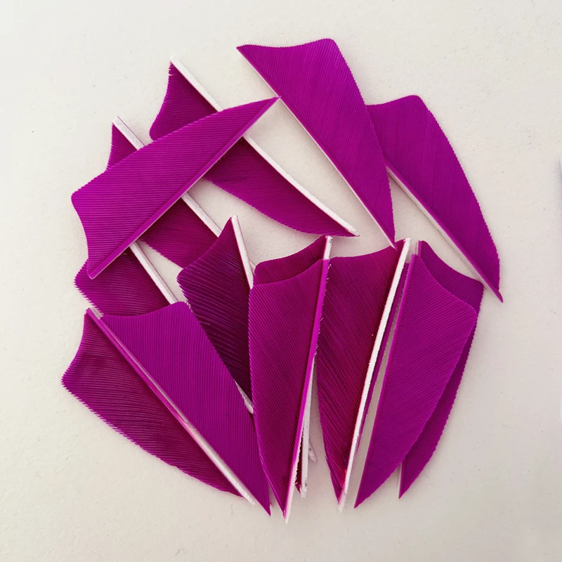 50Pcs 2Inch Arrow Fletching Turkey Feathers for Archery Arrows Vanes Right/Left Wings DIY Archery Accessories archery arrow feathers
