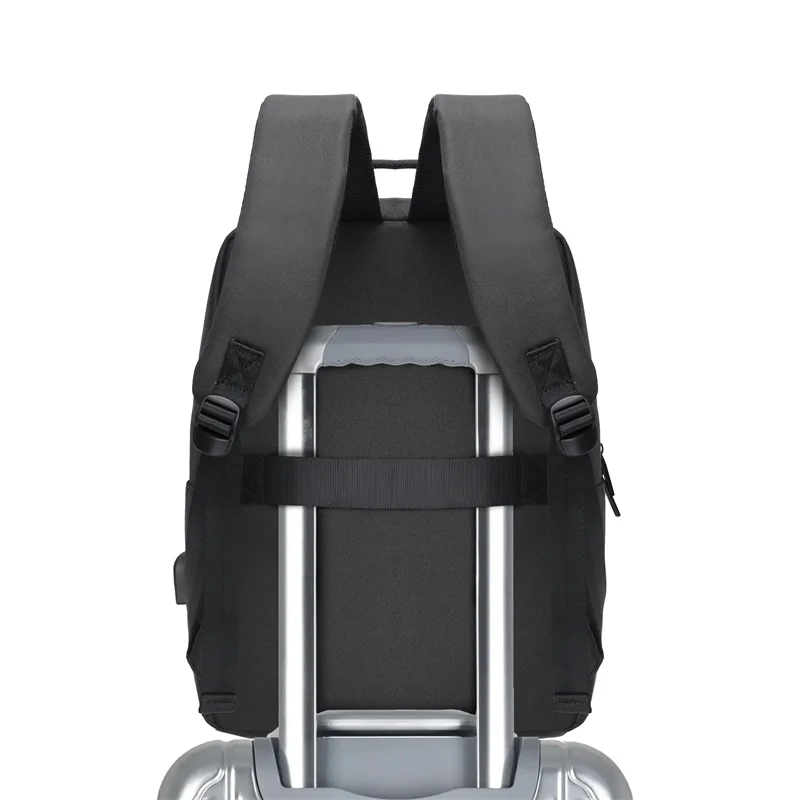 Men New Business Backpack USB Charging Multifunctional Nylon Waterproof Luxury Bags Unisex Holds 15.6-inch Laptop Rucksack