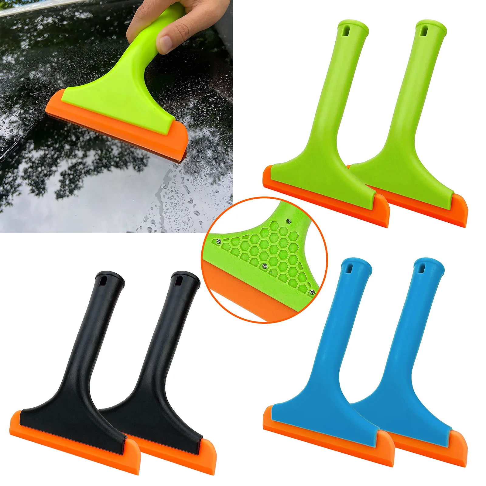 Tiny Bathroom Shower Mirror Squeegee with Hanging Hook, Silicone Mini  Kitchen Countertop Squeegee, Water Wiper Scraper Cleaner Tool for Cleaning  Sink