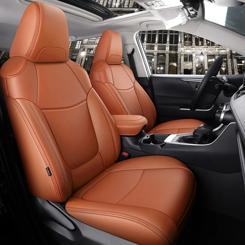 Custom Fit Car Accessories Seat Covers Full Set Middle Perforated ...