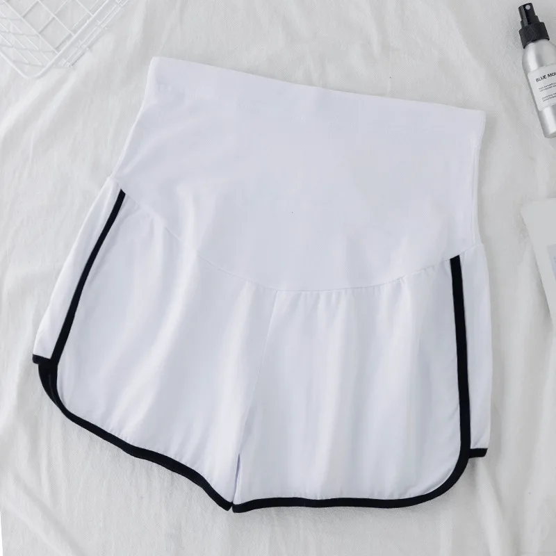 Pregnant Shorts Summer Thin Cotton Maternity Shorts Adjustable Belly Shorts Clothes for Pregnant Women Casual Pregnancy Sleep Home Wear