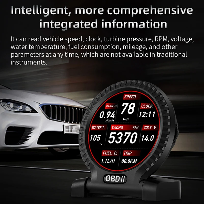 ڵ  ÷ OBD2 HUD Ƽ 跮  LCD HUD ÷ OBD2 ý,  Һ GPS ˶ ӵ