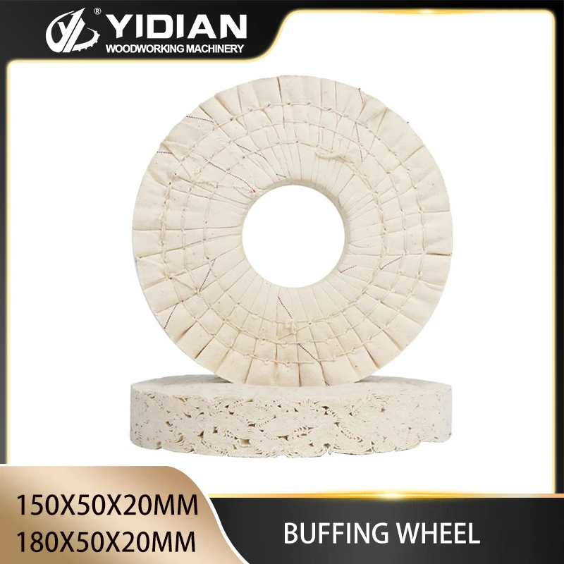 2PCS 150X50X20mm Woodworking Automatic Edge Banding Machine Parts Polishing Wheel for KDT HOMAG Machines