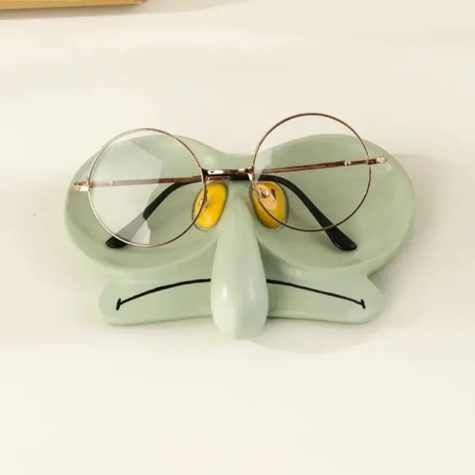 Description Picture 5 of itemSquidward Glasses Organizer Glasses Frames Jewelry Keys Boxes Trays Storage Plates Ornaments Desktop Decoration Office Organizer