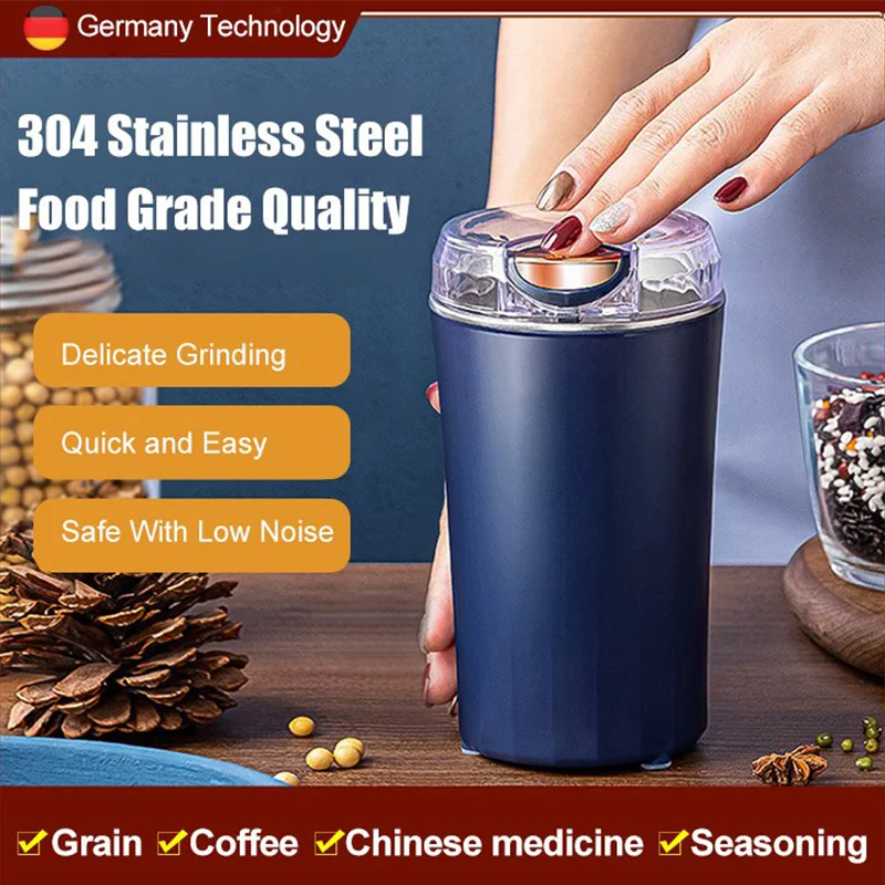 Grain Mill Coffee Grinder Stainless Steel Nuts Beans Grains Mill Herbs