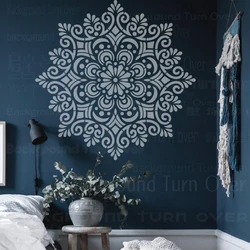 80cm - 120cm Stencil Wall For Painting Plaster Decor Decors Template To Paint Decorative Big Large Mandala Ceiling Round S097