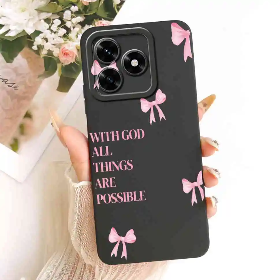 Cute Rabbit Cartoon Silicone Phone Case, Soft Protective Cover