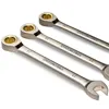 1Pc Key Wrench Flexible Golden Ratchet Wrenches Torque Universal Spanners for Car Repair Tools Metric Hand Tool 2